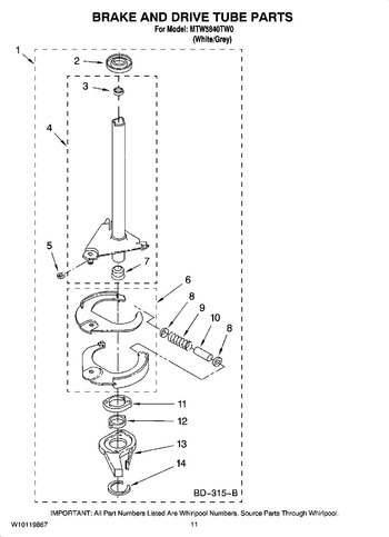 Diagram for MTW5840TW0