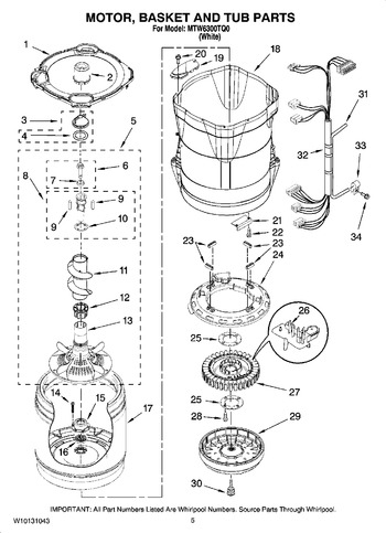 Diagram for MTW6300TQ0