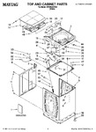 Diagram for 01 - Top And Cabinet Parts