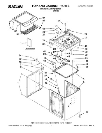 Diagram for MVWB450WQ0