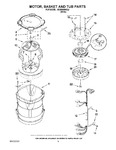 Diagram for 03 - Motor, Basket And Tub Parts