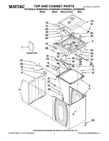 Diagram for MVWB850WQ0