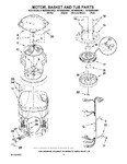 Diagram for 03 - Motor, Basket And Tub Parts