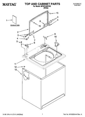 Diagram for MVWC300VW0