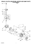 Diagram for 04 - Brake, Clutch, Gearcase, Motor And Pump Parts