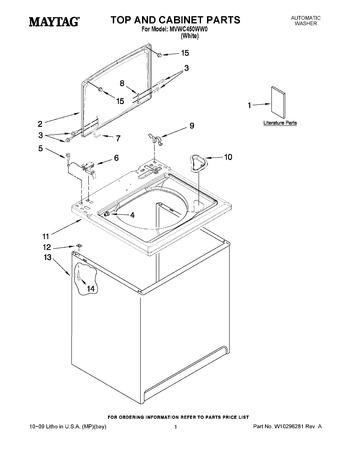 Diagram for MVWC450WW0