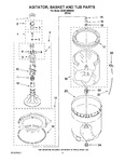 Diagram for 03 - Agitator, Basket And Tub Parts