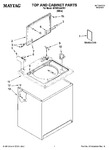 Diagram for 01 - Top And Cabinet Parts