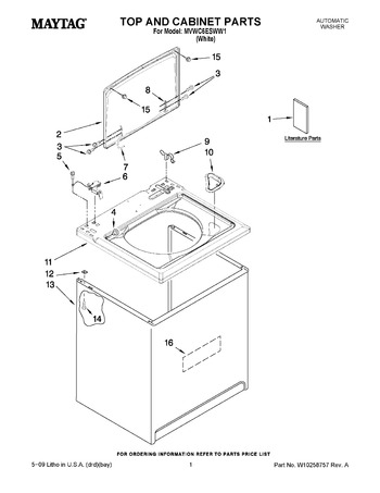 Diagram for MVWC6ESWW1