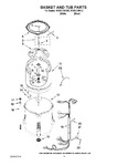 Diagram for 03 - Basket And Tub Parts