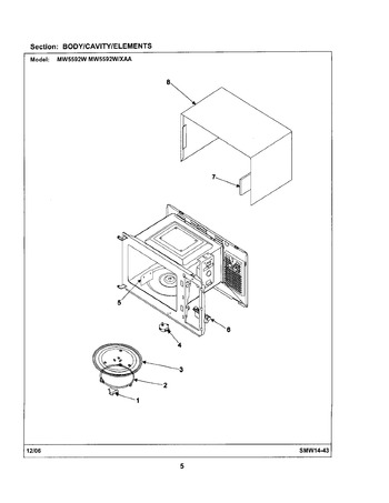 Diagram for MW5592W/XAA