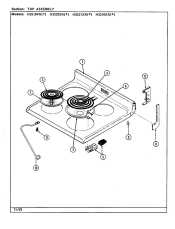 Diagram for N3521XRW