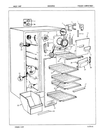 Diagram for NDNS229GZN (BOM: 7L35A)