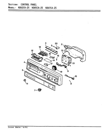 Diagram for NDU7CA-25