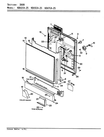 Diagram for NDU7CA-25