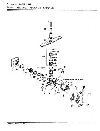 Diagram for NDU7CA-25