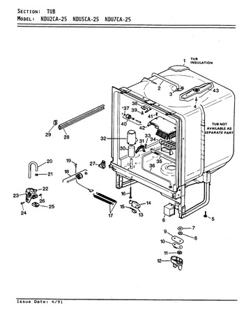 Diagram for NDU7CA-25