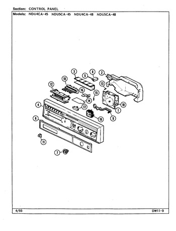 Diagram for NDU4CA-45