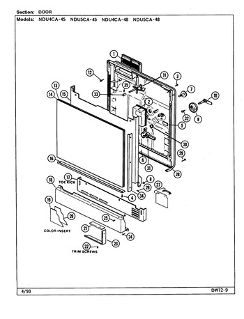 Diagram for NDU4CA-45