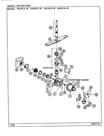 Diagram for NDU4CA-45