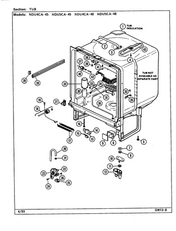 Diagram for NDU4CA-45