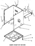 Diagram for 02 - Cabinet, Exhaust Duct & Base