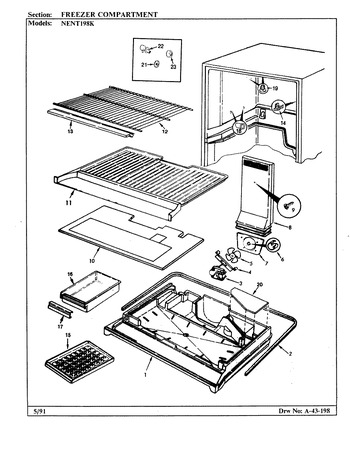 Diagram for NENT198KA (BOM: BC64A)