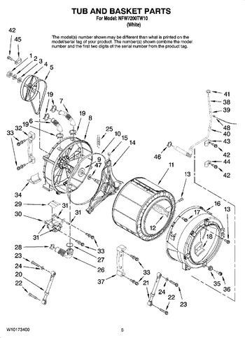 Diagram for NFW7200TW10