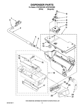 Diagram for NFW7500VW00