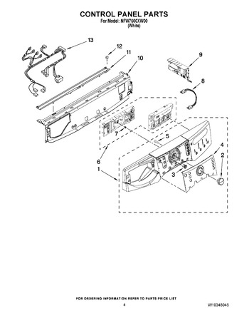 Diagram for NFW7600XW00