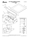 Diagram for 01 - Top And Console Parts