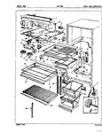 Diagram for 02 - Fresh Food Compartment