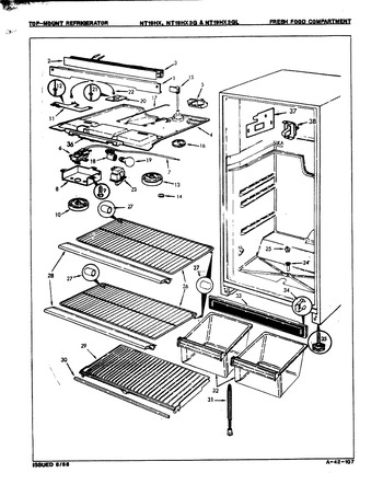 Diagram for NT19HX3GA (BOM: 8D58A)