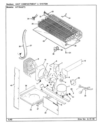 Diagram for NT19L8A (BOM: CA55A)