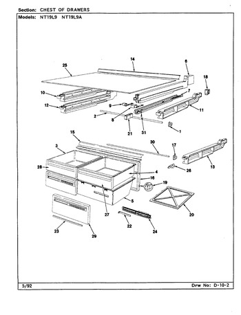 Diagram for NT19L9 (BOM: CA61A)