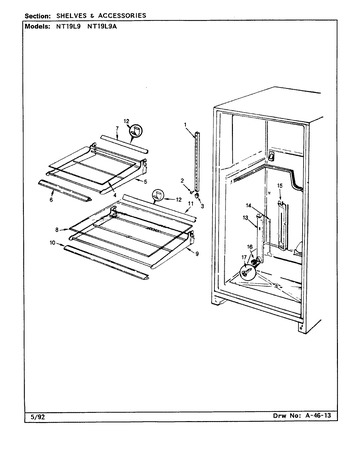 Diagram for NT19L9 (BOM: CA61A)