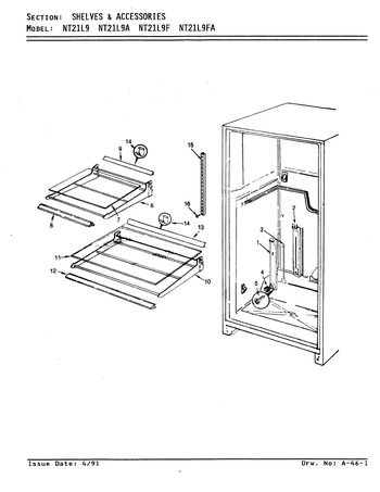 Diagram for NT21L9FA (BOM: BA74A)