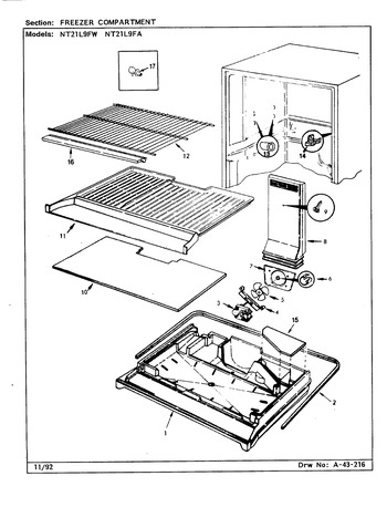 Diagram for NT21L9FW (BOM: CA73A)