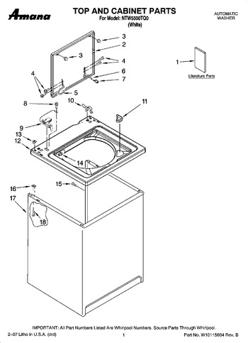 Diagram for NTW5500TQ0