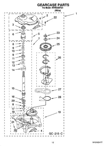 Diagram for NTW5500TQ1