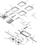 Diagram for 10 - Refrigerator Shelves