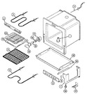 Diagram for 04 - Oven/base