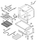 Diagram for 04 - Oven/base