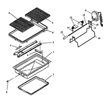 Diagram for PGT193UB1 (BOM: P1131612N B)