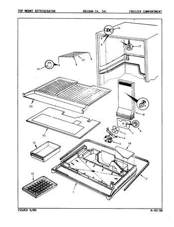 Diagram for RB15HA-1A (BOM: 8C43AA)