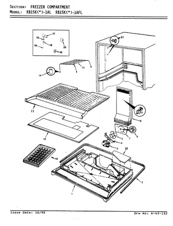 Diagram for RB15KA-1AFL (BOM: AG04B)