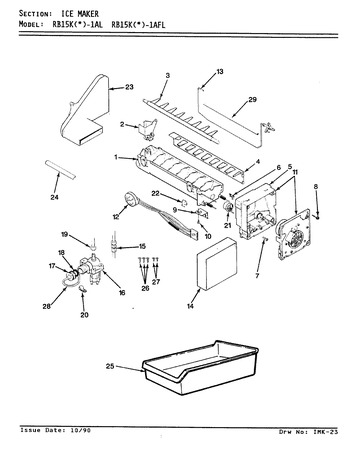 Diagram for RB15KN-1AFL (BOM: AG04B)