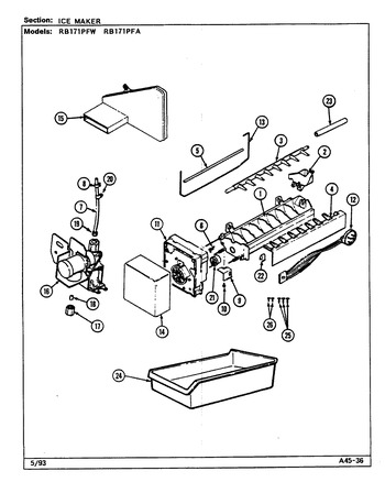 Diagram for RB171PFA (BOM: DG29C)