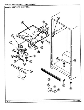 Diagram for RB171PFA (BOM: DG29C)