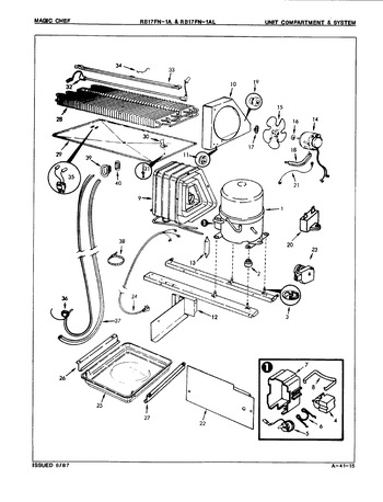 Diagram for RB17FY-1AL (BOM: 7C15B)